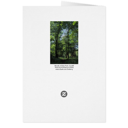 Woods. Bute Park, Cardiff (Back)