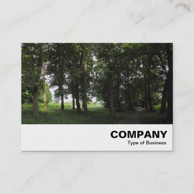 Woods, Bute Park Cardiff Business Card (Front)