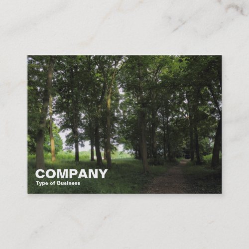 Woods Bute Park Cardiff Business Card