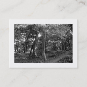 Woods Bute Park, Cardiff, Mini Photo Business Card