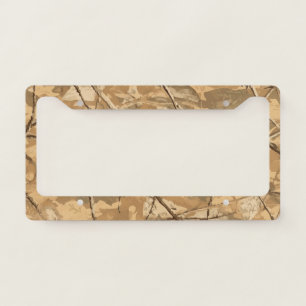 Woods Camouflage – Rugged Outdoor Car License Plate Frame