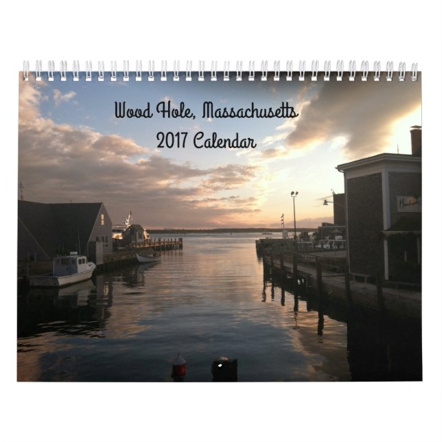 Woods Hole Cape Cod 2017 Photo Calendar (Cover)
