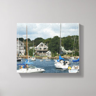 Woods Hole Harbor Canvas Print