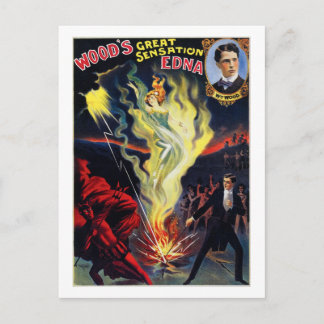 Wood's Sensation "Edna" Postcard