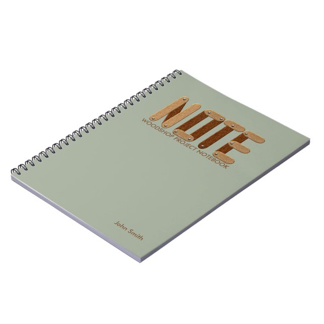 Woodshop Project Notebook (Left Side)
