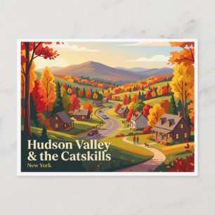 Woodstock and Overlook Mountain New York Postcard