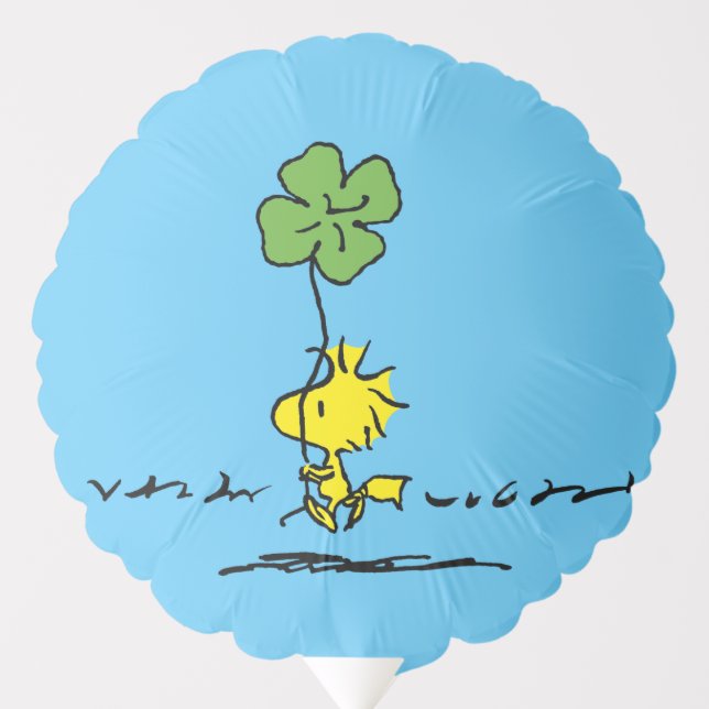 Woodstock Carrying Shamrock Balloon (Front)