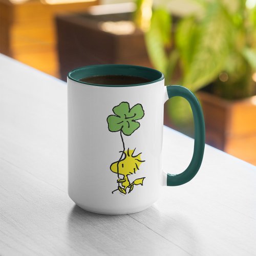 Woodstock Carrying Shamrock Mug