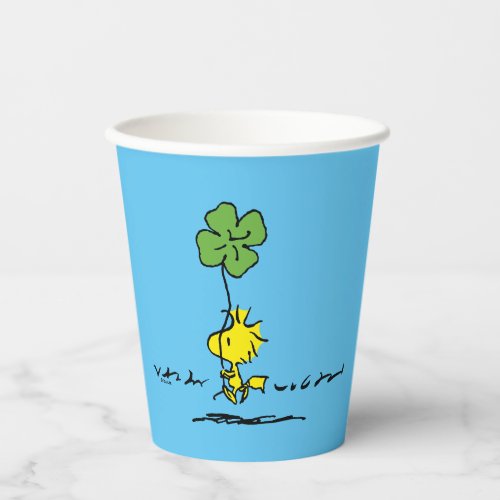 Woodstock Carrying Shamrock Paper Cups