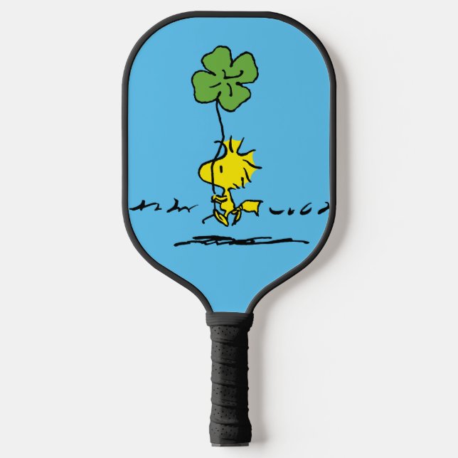 Woodstock Carrying Shamrock Pickleball Paddle (Front)