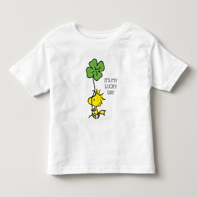 Woodstock Carrying Shamrock Toddler T-shirt (Front)
