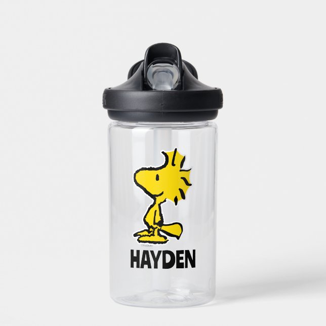 Woodstock Classic Design | Add Your Name Water Bottle (Front)