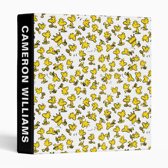 Woodstock Classic Design Pattern 3 Ring Binder (Front/Spine)