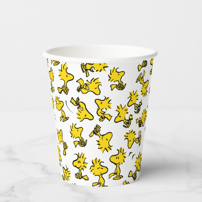 Woodstock Classic Design Pattern Paper Cups (Front)
