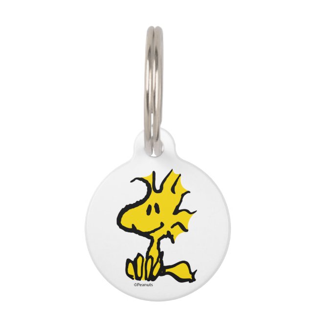 Woodstock Classic Design Pattern Pet ID Tag (Front)