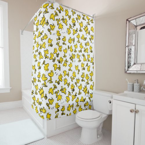 Woodstock Classic Design Pattern Shower Curtain