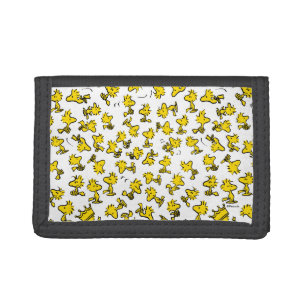 Woodstock Classic Design Pattern Tri-fold Wallet