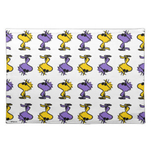 Woodstock Cool Sunglasses Pattern Cloth Placemat