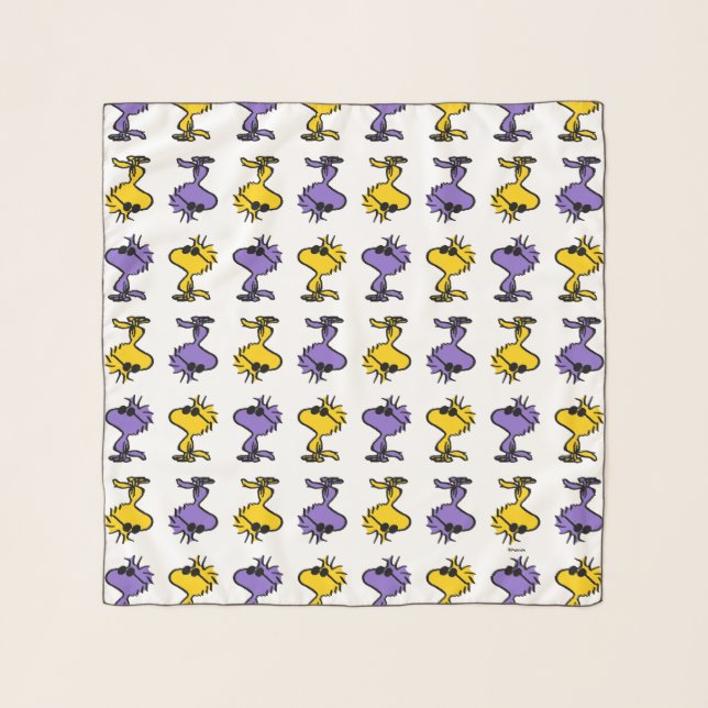 Woodstock Cool Sunglasses Pattern Scarf (Front)