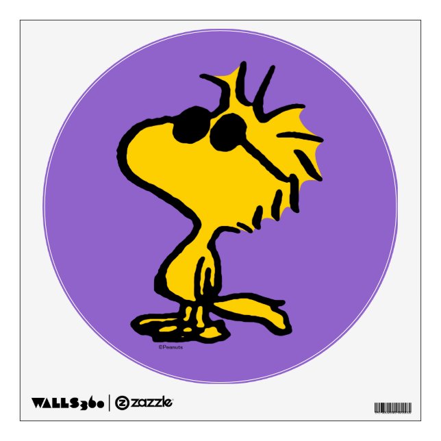 Woodstock Cool Sunglasses Pattern Wall Decal (Front)