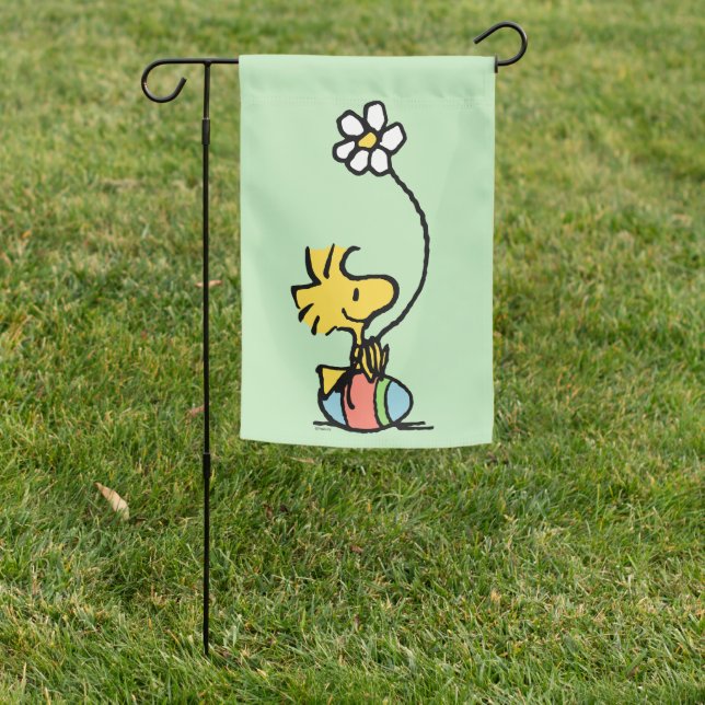 Woodstock Easter Egg Garden Flag (In SItu)