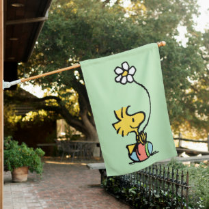 Woodstock Easter Egg House Flag