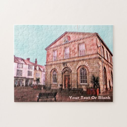 Woodstock England Town Hall Jigsaw Puzzle