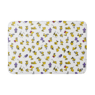 Woodstock Fun Pattern Bath Mat