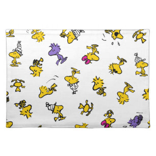 Woodstock Fun Pattern Cloth Placemat