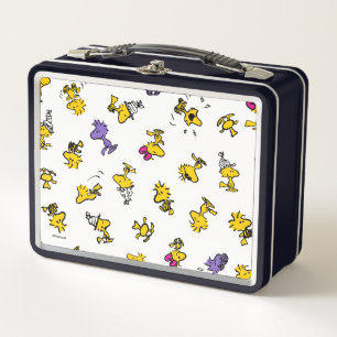 Woodstock Fun Pattern Metal Lunch Box