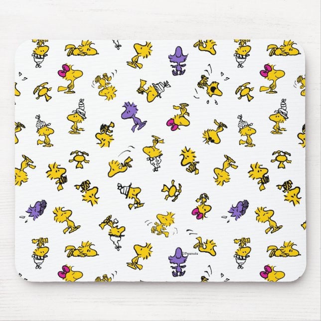 Woodstock Fun Pattern Mouse Pad (Front)
