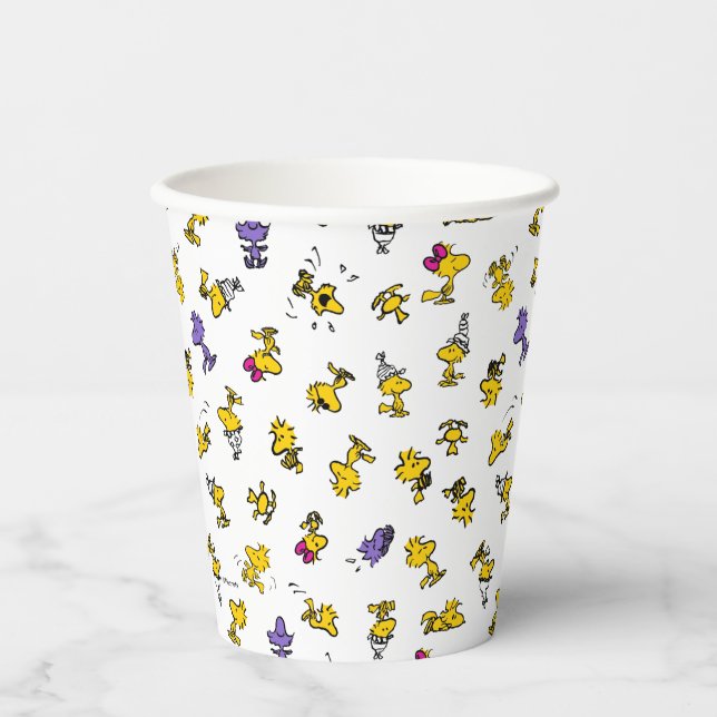 Woodstock Fun Pattern Paper Cups (Front)