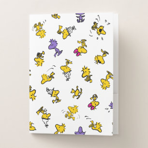 Woodstock Fun Pattern Pocket Folder