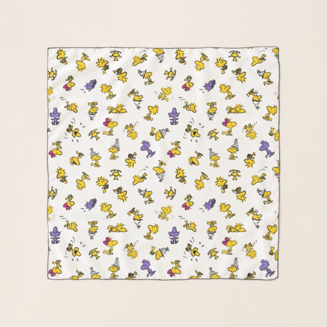 Woodstock Fun Pattern Scarf (Front)