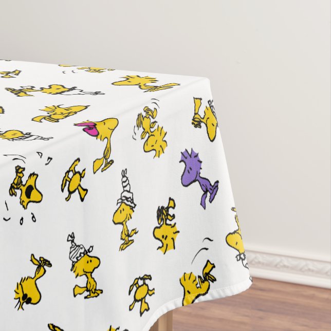 Woodstock Fun Pattern Tablecloth (In Situ)