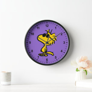 Woodstock In Sunglasses Clock