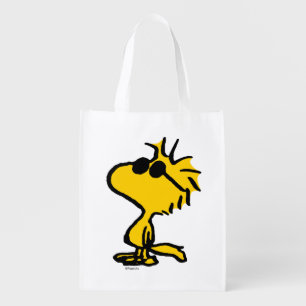 Woodstock In Sunglasses Grocery Bag