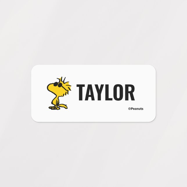 Woodstock In Sunglasses Kids' Labels (Design 1)