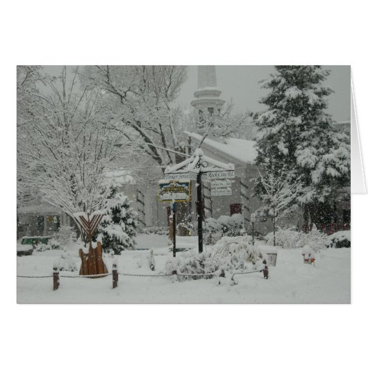 Woodstock, NY Town Square Cards (Front Horizontal)
