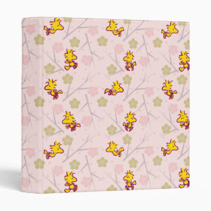 Woodstock Pink Cherry Blossom Pattern 3 Ring Binder