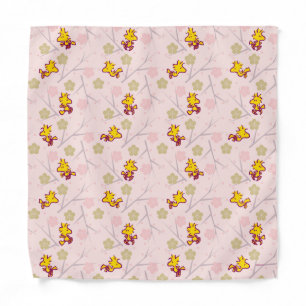 Woodstock Pink Cherry Blossom Pattern Bandana