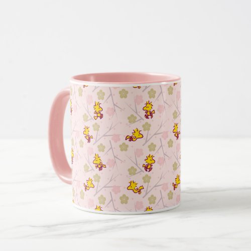 Woodstock Pink Cherry Blossom Pattern Mug