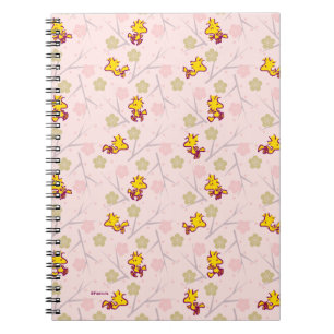 Woodstock Pink Cherry Blossom Pattern Notebook