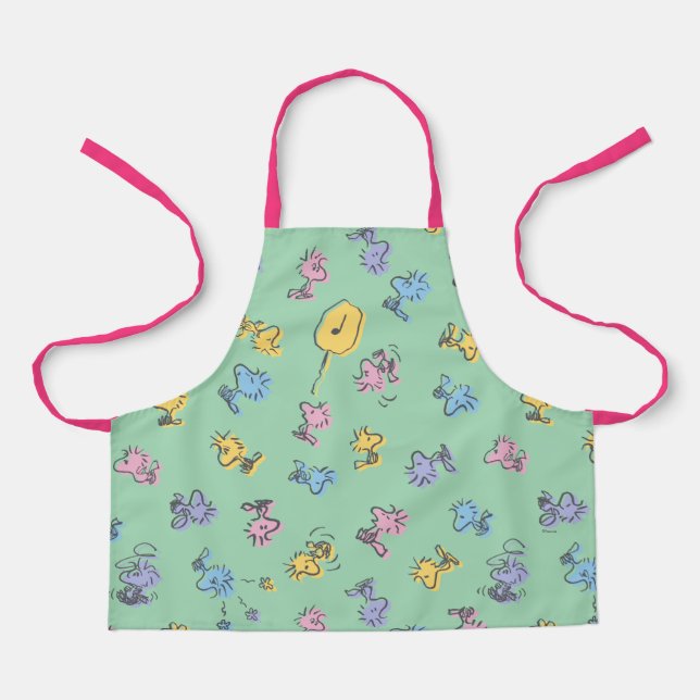 Woodstock Sugar Pop Art Pattern Apron (Front)