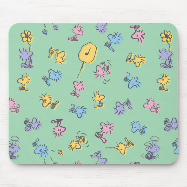 Woodstock Sugar Pop Art Pattern Mouse Pad (Front)