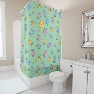 Woodstock Sugar Pop Art Pattern Shower Curtain