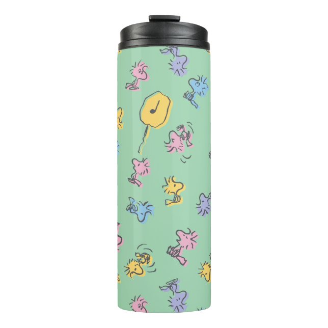Woodstock Sugar Pop Art Pattern Thermal Tumbler (Front)