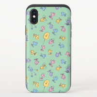 Woodstock Sugar Pop Art Pattern iPhone X Slider Case