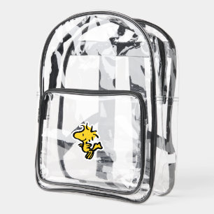 Woodstock Varsity Sports Letter Clear Backpack