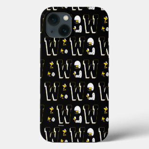 Woodstock Varsity Sports Letter Pattern iPhone 13 Case